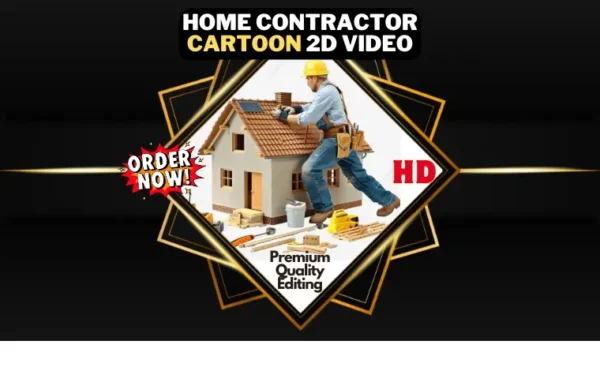 Home Contractor Cartoon 2d video | Construction Service