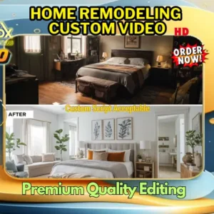 Home Remodelling Exclusive custom short Video, Before-After