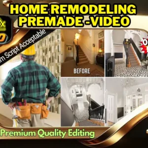 Home Remodelling Premade Before-After short Video | Construction Service