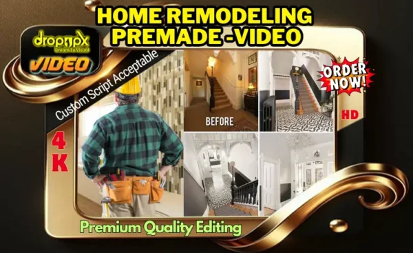 Home Remodelling Premade Before-After short Video | Construction Service