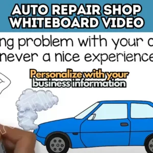 Auto Repair whiteboard explainer video