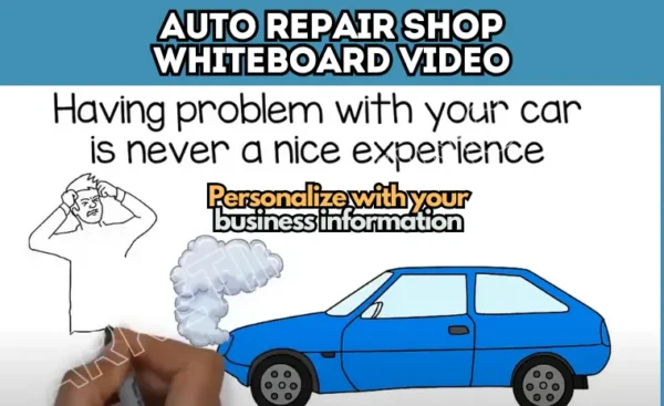 Auto Repair whiteboard explainer video