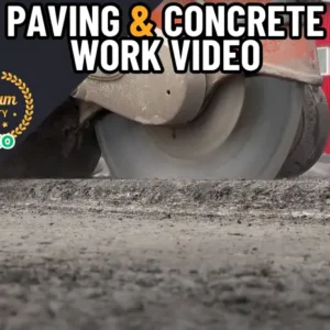 Paving Construction Work BG Music ad Video